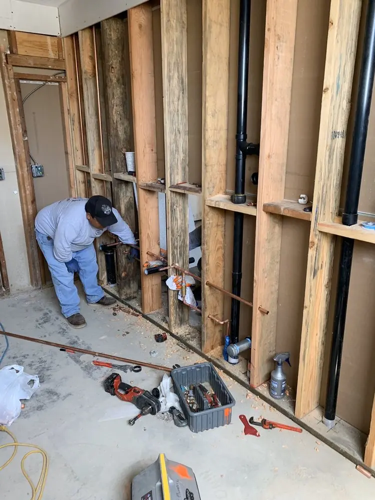 Commercial rough-in plumbing for Water Heater Replacement in East Palo Alto